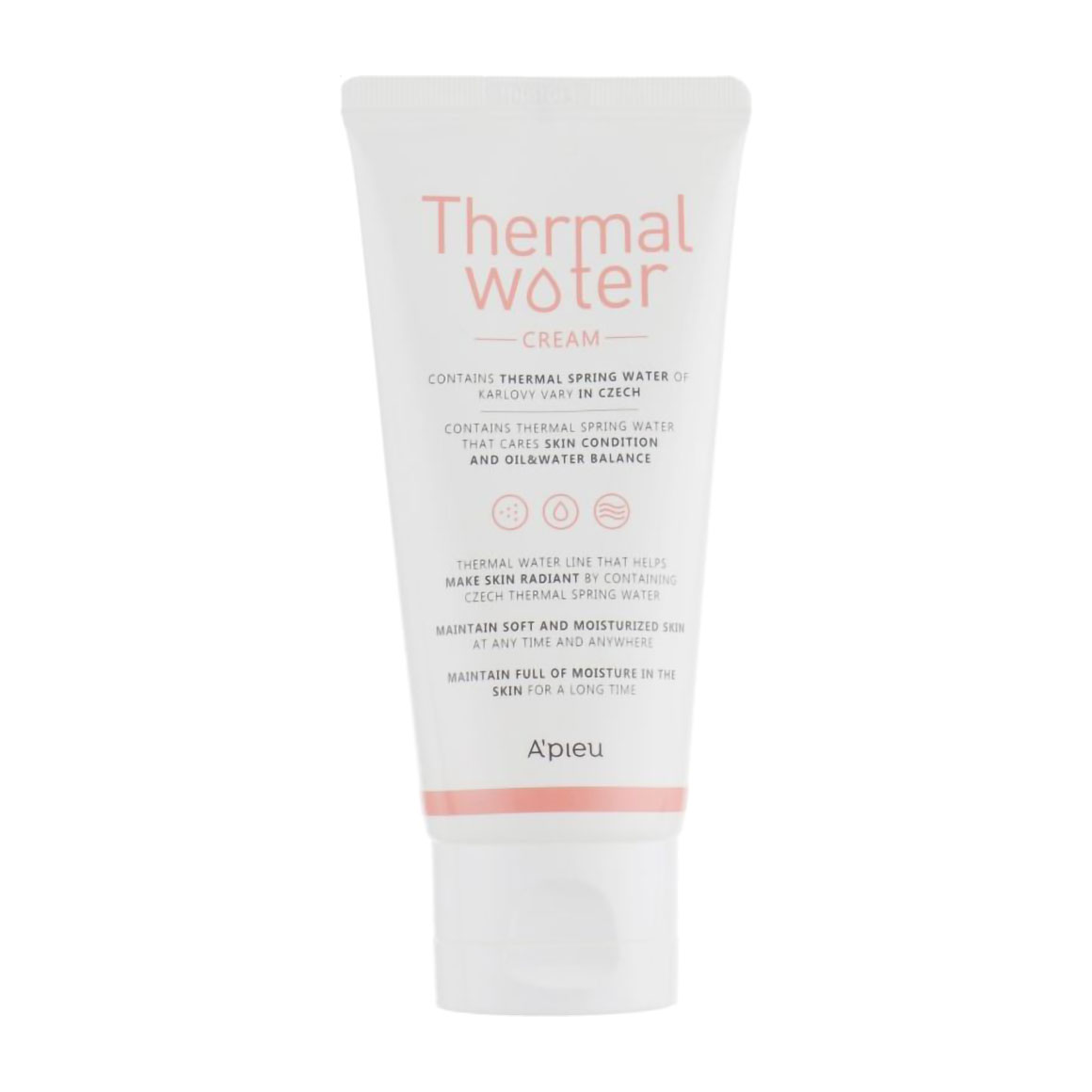 Крем для обличчя A'pieu Thermal Water Cream з термальною водою, 80 мл