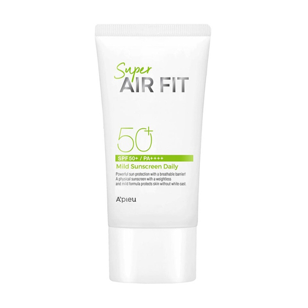 Сонцезахисний крем для обличчя A'Pieu Super Air Fit Mild Sunscreen Daily SPF50+ PA++++, 50 мл