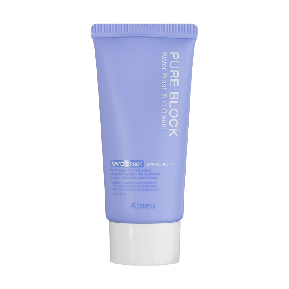 Водостійкий сонцезахисний крем для обличчя A'pieu Pure Block Water Proof SPF50+/PA+++, 50 мл